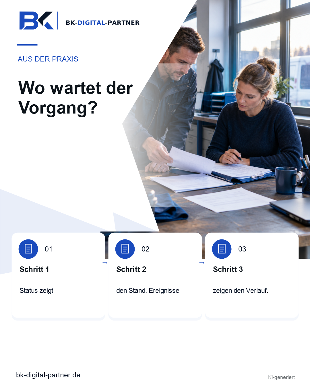 Wo wartet ein Vorgang? Bearbeitungsverläufe gezielt prüfen