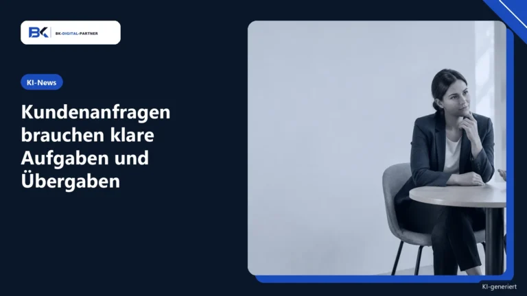 KI für Kundenanfragen: Aufgaben begrenzen, Übergaben klären