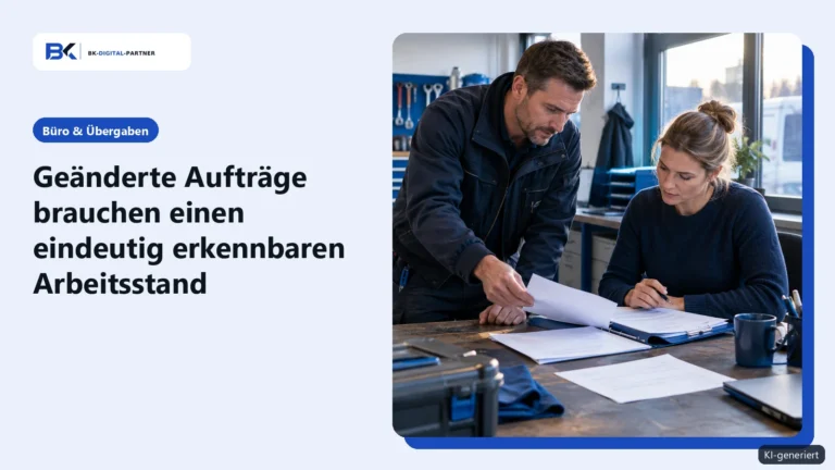 Geänderte Kundenaufträge: Wie Ihr Team mit dem aktuellen Arbeitsstand arbeitet