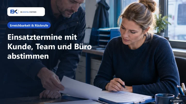 Einsatztermine verschieben: So stimmen Sie Kunden, Team und Büro ab