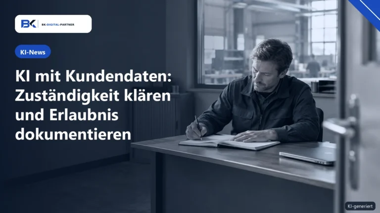 KI mit Kundendaten: Wer entscheidet und wo steht die Erlaubnis?