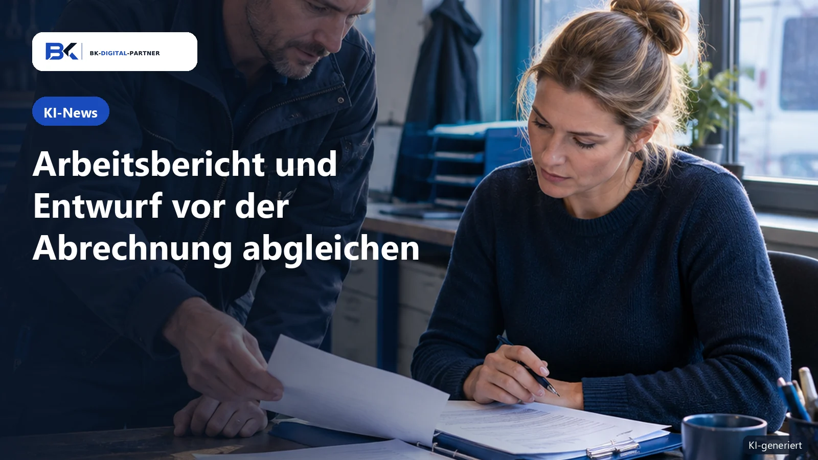 Vom Arbeitsbericht zum prüfbaren Entwurf für die Rechnungsvorbereitung