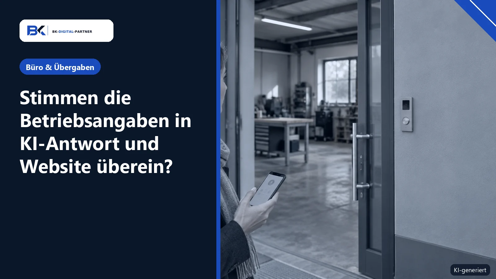 Website-Check für KI-Suchen: Stimmt das Bild Ihres Betriebs?